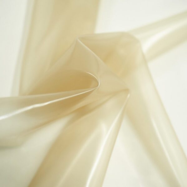 Transparent natural latex sheeting