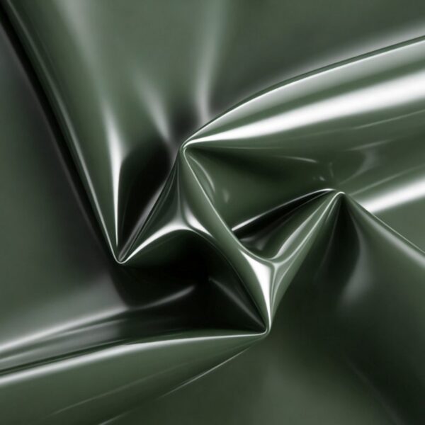 Olive green latex sheeting