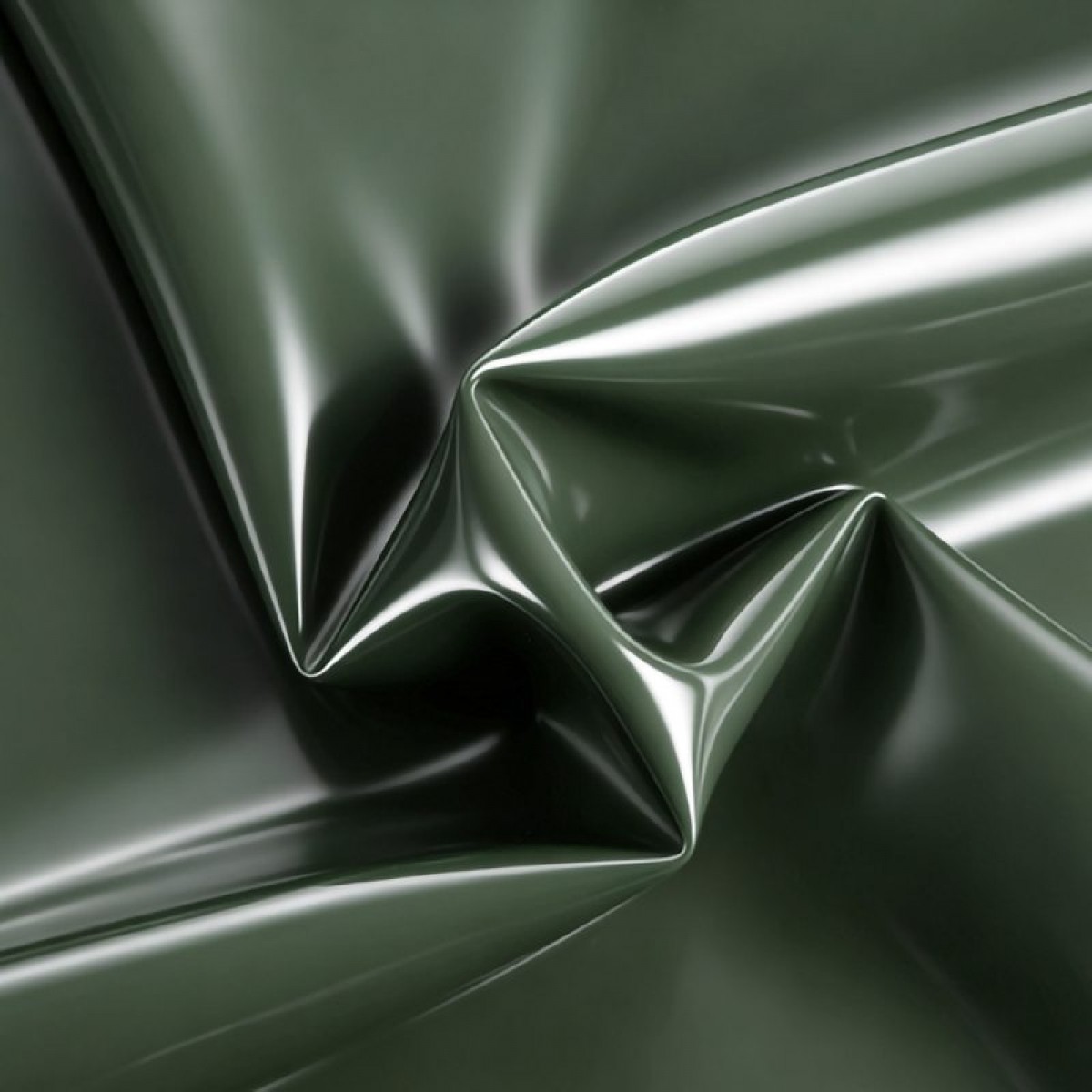 Olive green latex sheeting