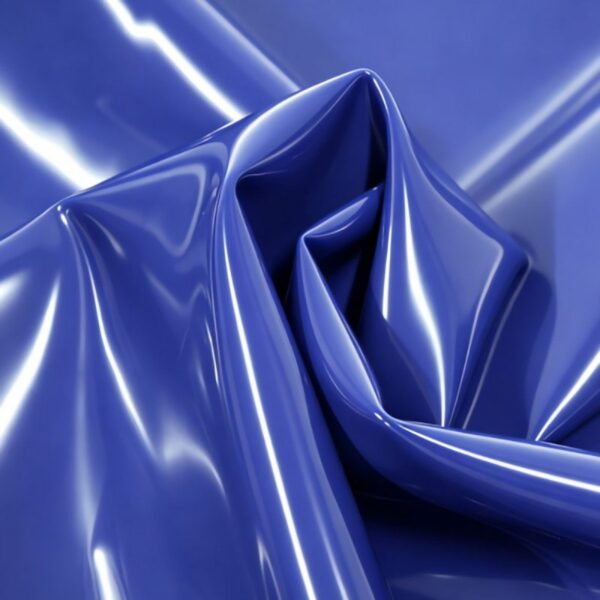 Royal blue latex sheeting